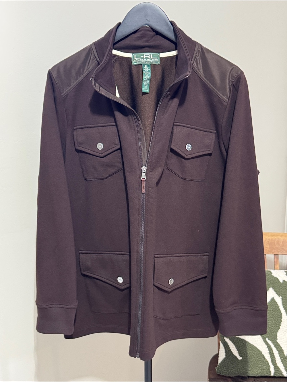 Ralph Lauren LRL Active Brown Utility Jacket • 2X